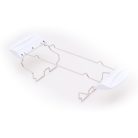 TOO TO-500-W 840W fehér 2 szeletes kenyérpirító zsemlemelegítő feltéttel