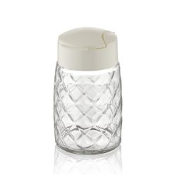   IRIS C-00276 Drop Crystal üveg fűszerszóró 100ml, fekete, sötétkék vagy elefántcsont színű