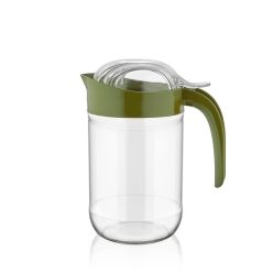   IRIS C-00130 Alegre olaj és ecet kiöntő üvegkancsó  660ml, zöld