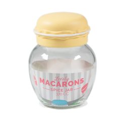   IRIS Macaron üveg fűszertartó 370ml, zöld, fukszia, narancs vagy citromsárga színű HN-1215