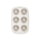 IRIS MIX szilikon muffin sütőforma 6 darabhoz, szürke, fekete vagy piros színű SL-3207