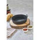 TOO kerek szilikon forma forrólevegős sütőhöz (air fryer) 20cm átmérő 5cm magasság, szürke, fekete vagy piros SL-3250