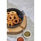TOO kerek szilikon forma forrólevegős sütőhöz (air fryer) 20cm átmérő 5cm magasság, szürke, fekete vagy piros SL-3250