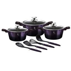   Berlinger Haus BH/7141 Purple Eclipse Collection 10 részes edénykészlet