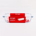 BORCAM négyzetes hőálló üvegedény fogóval 1.630ml, 310*124*70mm 