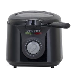   Hausberg HB-1331NG 2.5 literes 1450W ablakos fekete elektromos olajsütő