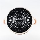 TOO LINE ROSE 2,9 literes, 20cm átmérő, 10cm magasságú lábas (fazék) üveg fedővel