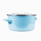 TOO LINE BLUE 3,65 literes, 22cm átmérő, 11cm magasságú lábas (fazék) üveg fedővel