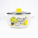 TOO BELLY OLIVE 4,8 literes, 22cm átmérő, 14cm magasságú lábas (fazék) üveg fedővel