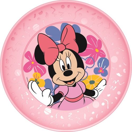 IRIS Licenc Minnie joy műanyag lapostányér