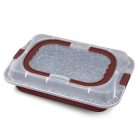 Blaumann BL-3891 Cera Stone Collection 36,5x24,5x5,5 cm tepsi fedővel