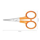FISKARS Classic hajlított körömvágó olló (10 cm)