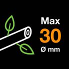 FISKARS PowerGear műanyag fogaskerekes ágvágó, ollós pengével (S) L72