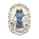 IITTALA Taika ovális szervírozó tál 41 cm, fehér