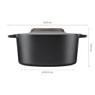 FISKARS Norden öntöttvas lábas, fedővel (6 L)