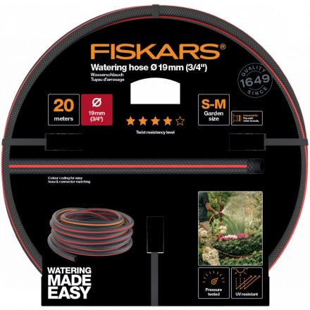 FISKARS Comfort locsolótömlő 19 mm (3/4") 20 m Q4