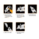 FISKARS CarbonMax összecsukható pengekés