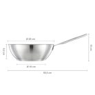 FISKARS All Steel wok serpenyő, ceratec bevonattal