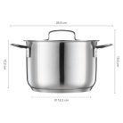 FISKARS All Steel lábas fedővel (3 l)