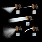 FISKARS Comfort 5 funkciós öntözőfej, elülső vezérlés