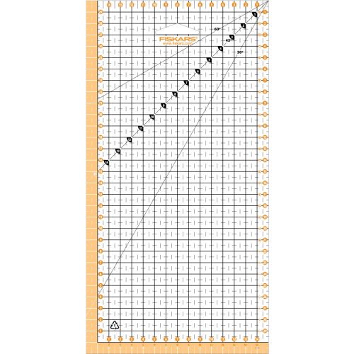 FISKARS patchwork vonalzó 15x30 cm