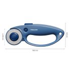 FISKARS Designer görgős vágó (45 mm) kék