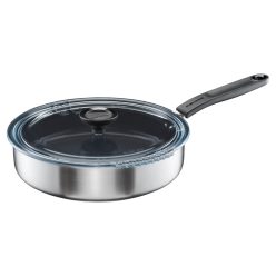   FISKARS Functional Form párolóserpenyő, fedővel (26 cm) kerámia bevonattal