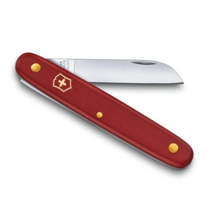 VICTORINOX Swiss Army kerti zsebkés, balkezes használatra, piros