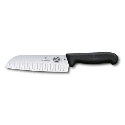   VICTORINOX Fibrox santoku kés, barázdált pengével (17 cm)