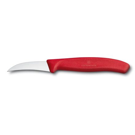 VICTORINOX Swiss Classic hajlított hámozókés (6 cm) piros