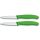 VICTORINOX Swiss Classic hámozókés, recézett pengével (8 cm) 2 részes, zöld