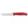 VICTORINOX Swiss Classic hámozókés, recézett pengével (10 cm) piros