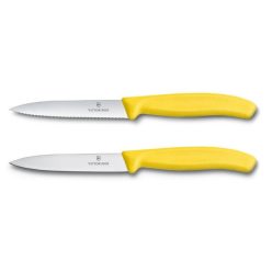   VICTORINOX Swiss Classic késkészlet (10 cm) 2 részes, sárga
