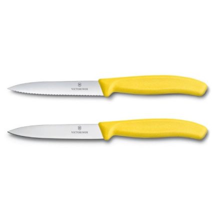 VICTORINOX Swiss Classic késkészlet (10 cm) 2 részes, sárga