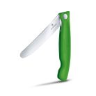 VICTORINOX Swiss Classic összecsukható paradicsomszeletelő kés (11 cm) zöld