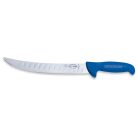 DICK ErgoGrip henteskés, barázdált pengével (26 cm) merev, ívelt, vékony, kék