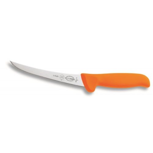 DICK MasterGrip csontozókés, fél flexibilis pengével (13 cm) ívelt, normál, narancssárga