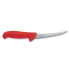 DICK ErgoGrip csontozókés, fél flexibilis pengével (15 cm) ívelt, normál, piros