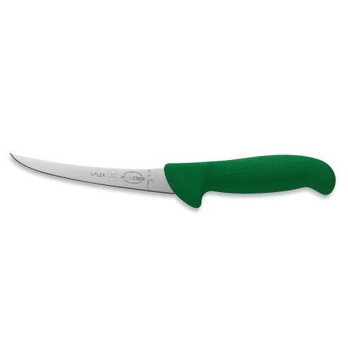 DICK ErgoGrip csontozókés, fél flexibilis pengével (15 cm) ívelt, normál, zöld