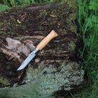 OPINEL Tradition Luxe No.08 (S) zsebkés, oliva, bőr tokkal, díszdobozban