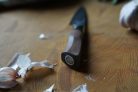RYDA KNIVES A-30 hámozókés (9 cm) damaszkuszi acél