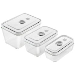   ZWILLING Fresh & Save vákuumozható, üveg doboz szett, 3 részes